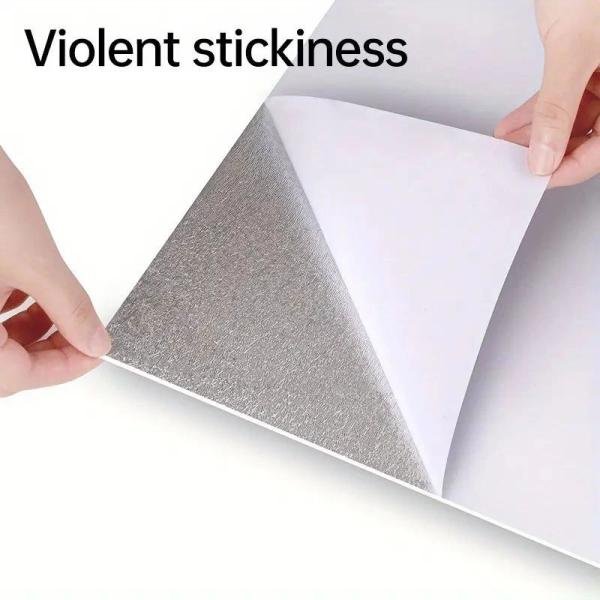 Gri Mermer Desen Duvar Sticker (30*30)