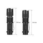 Km-87 Polis Tipi Zoomlu Şarjlı Metal Dağ Kamp Cep Feneri Cree Led 2300 Lumens