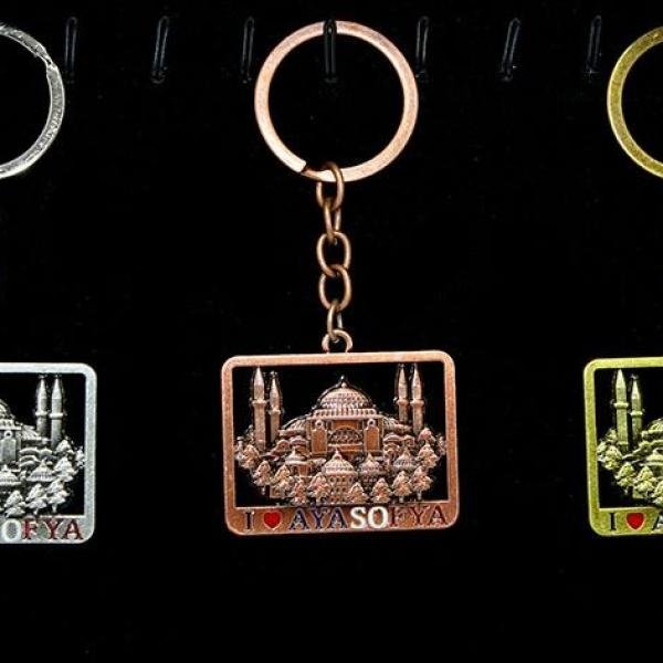 Metal Ayasofya Anahtarlık Alk2200