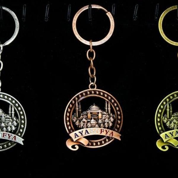 Metal Ayasofya Anahtarlık Alk2205