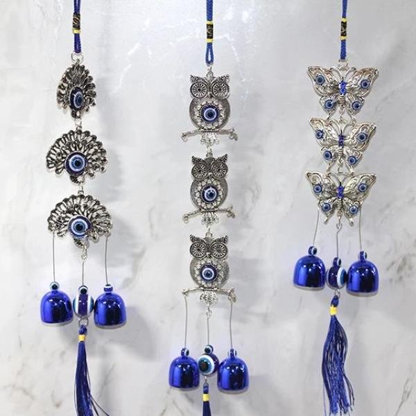 Metal Nazar Boncuğu Çan Alk3502