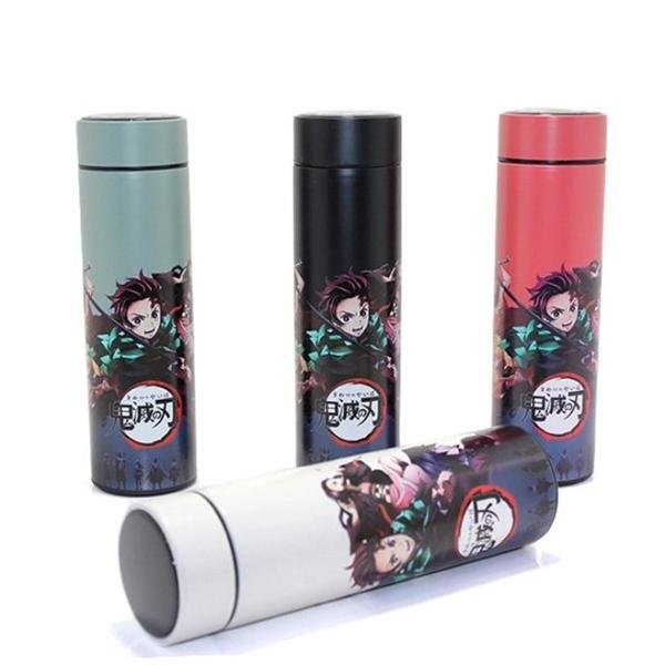 Anime Baskılı Digital Göstergeli Termos 500 Ml Alk380