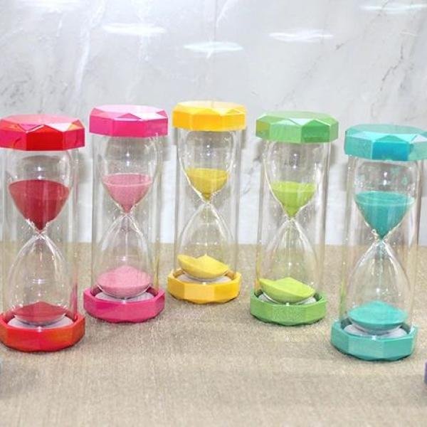 Plastik Çerceveli Renkli 30 Dk Kumsaati Alk4565