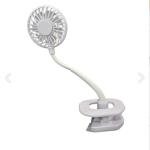 Portatif Işıklı Mini Klipsli Fan