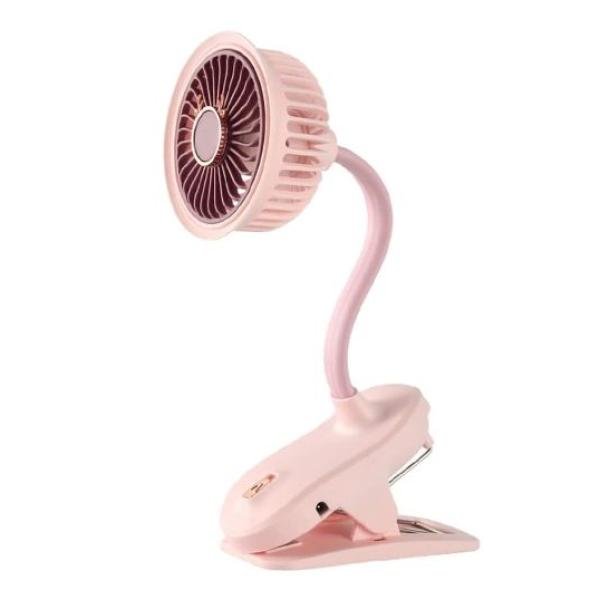 Taşınabilir Mini Klips Bebek Arabası Fanı, Fan Elektrikli Soğutma Hava Sirkülatöründe 360 Derece Dönebilen Klips