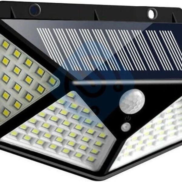 100 Led Dış Mekan Solar Aydınlatma Fotoselli Solar Lamba Hareket Sensörlü