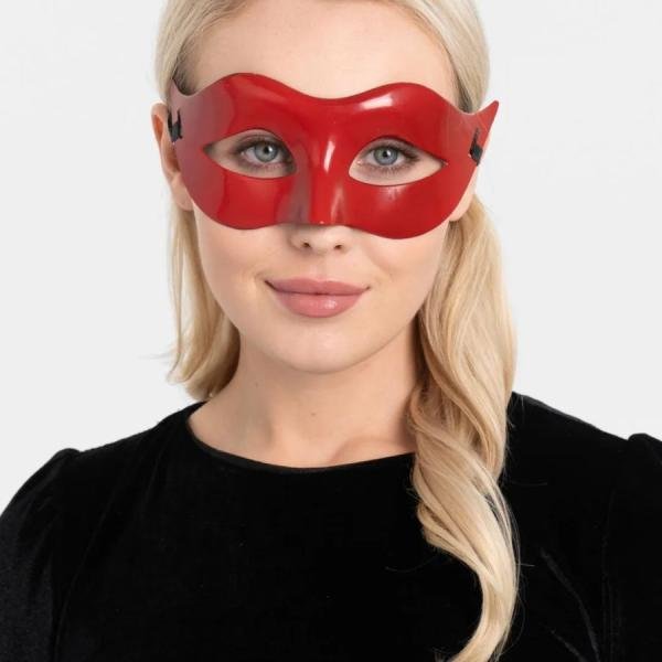 Kırmızı Renk Masquerade Kostüm Partisi Venedik Balo Maskesi