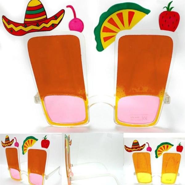 Sombrero Hawaii Fiesta Meyve Figürlü Yaza Merhaba Gözlük