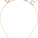 Altın Gold Renk Bekarlığa Veda Kristal Taş Bride Tacı İthal 16x10 Cm