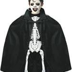 Siyah Renk Yakalı Halloween Pelerini 90 Cm
